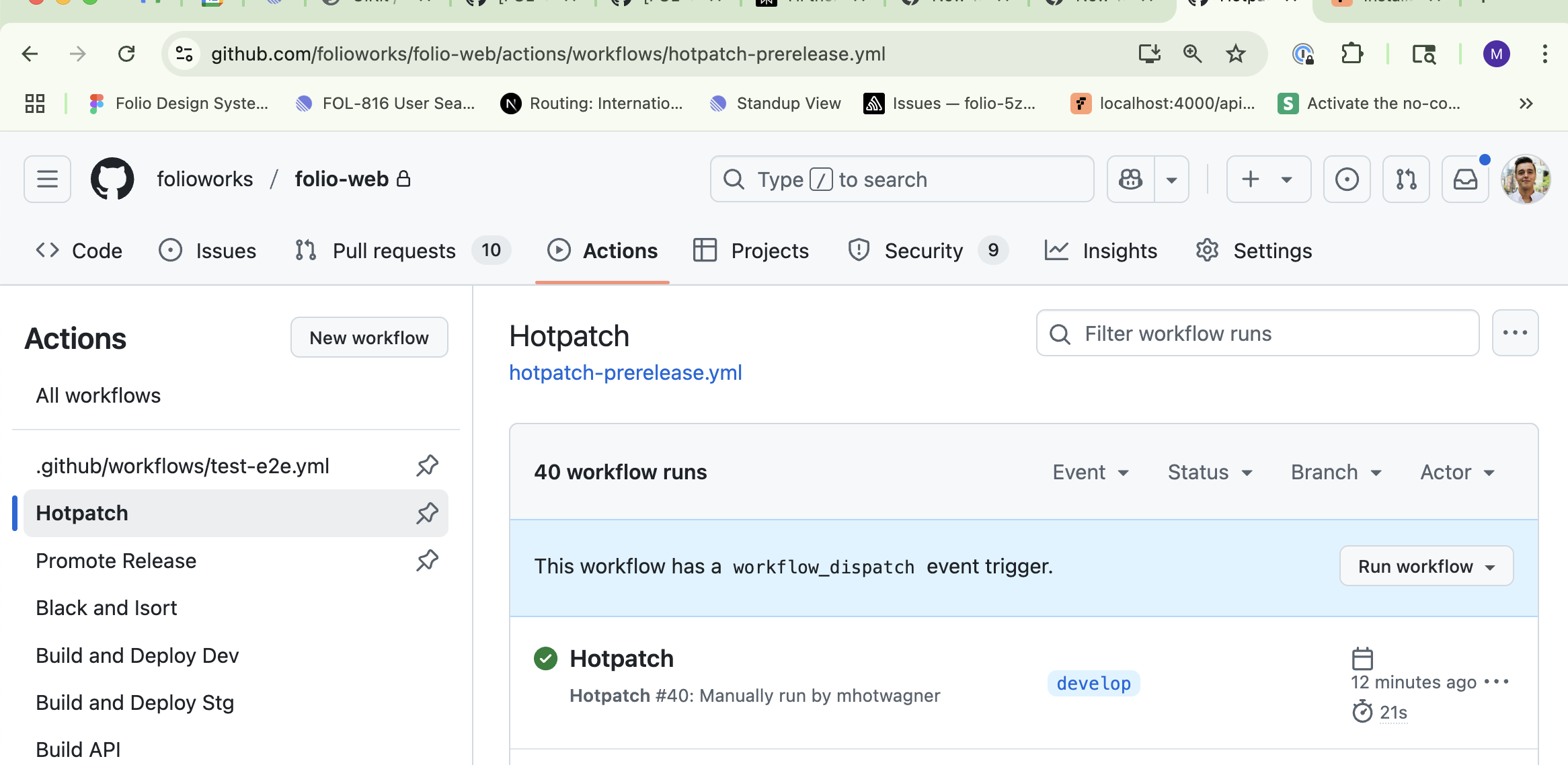 hotpatch-release-actions